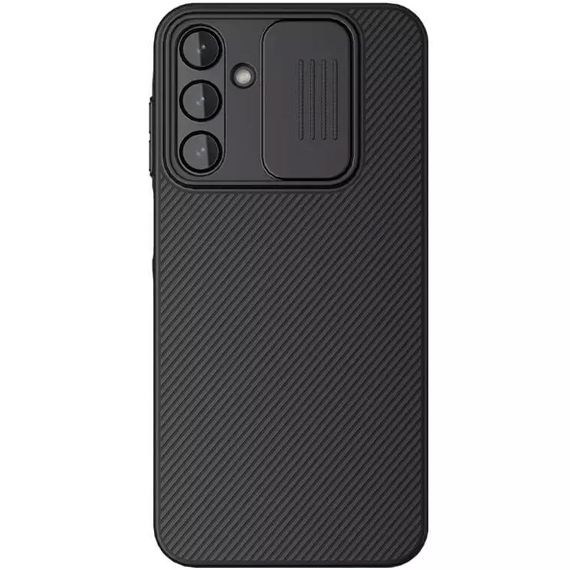 Карбоновая накладка Nillkin Camshield (шторка на камеру) для Samsung Galaxy A15 4G/5G (Черный / Black)