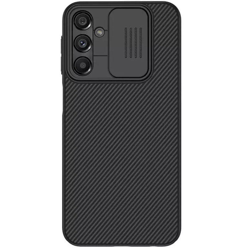 Карбоновая накладка Nillkin Camshield (шторка на камеру) для Samsung Galaxy A24 4G (Черный / Black)