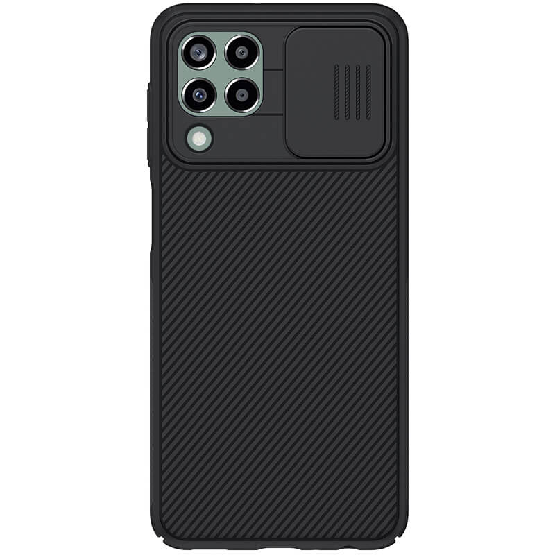 Карбонова накладка Nillkin Camshield (зі шторкою для камери) для Samsung Galaxy M33 5G (Чорний / Black)