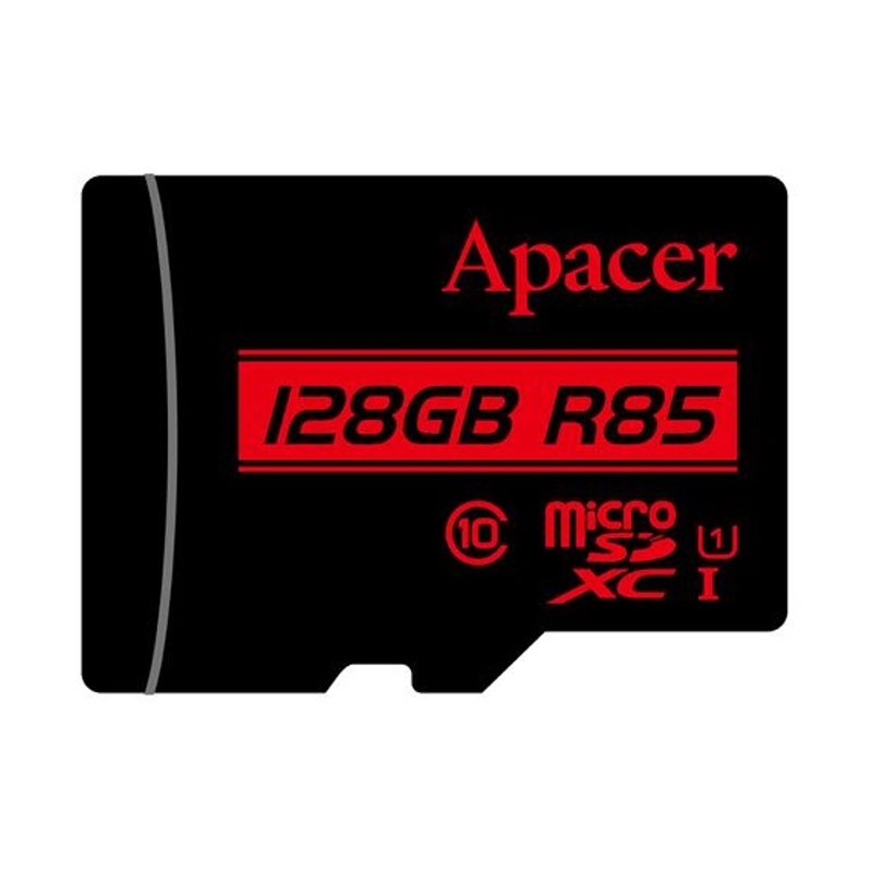 Карта памяти Apacer microSDXC (UHS-1) 128Gb class 10 R85MB/s (без адаптера) (Black)