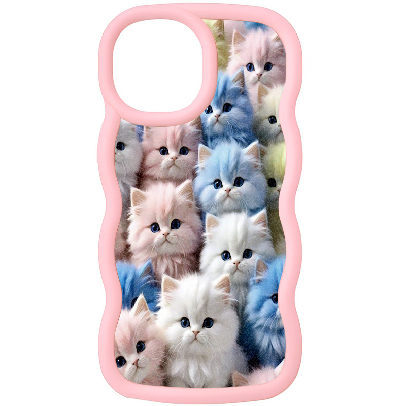Чехол TPU Cloudy Pictures для Apple iPhone 13 Pro (6.1") (Kittens)