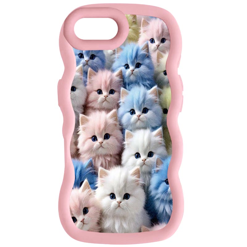 Чехол TPU Cloudy Pictures для Apple iPhone 7 / 8 / SE (2020) / SE (2022) (4.7") (Kittens)