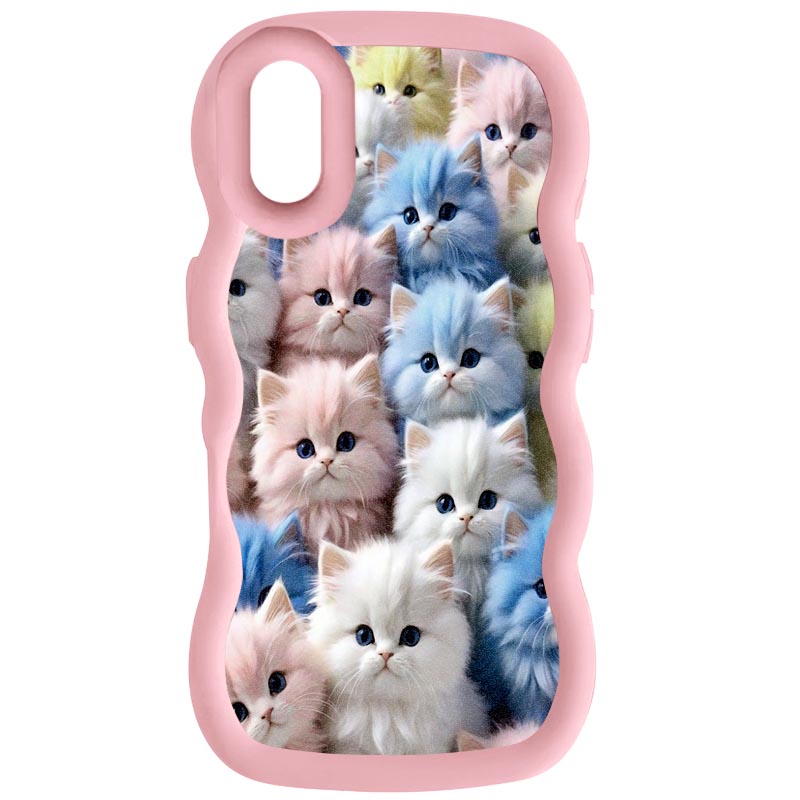 Чехол TPU Cloudy Pictures для Apple iPhone X / XS (5.8") (Kittens)