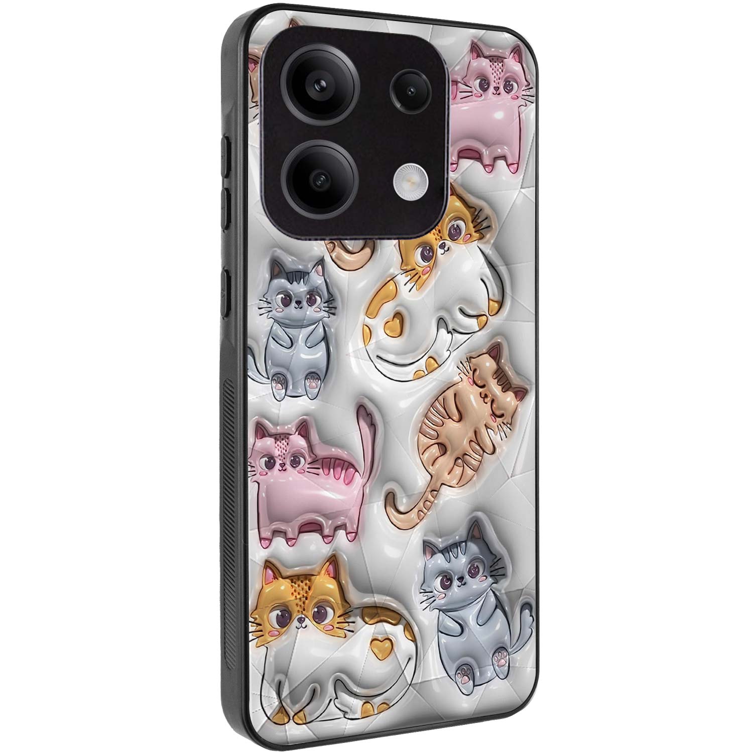 TPU+PC чохол Prisma Fluffie для Xiaomi Redmi Note 13 5G (Kittens)
