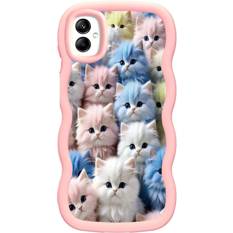 Чохол TPU Cloudy Pictures для Samsung Galaxy A06 (Kittens)