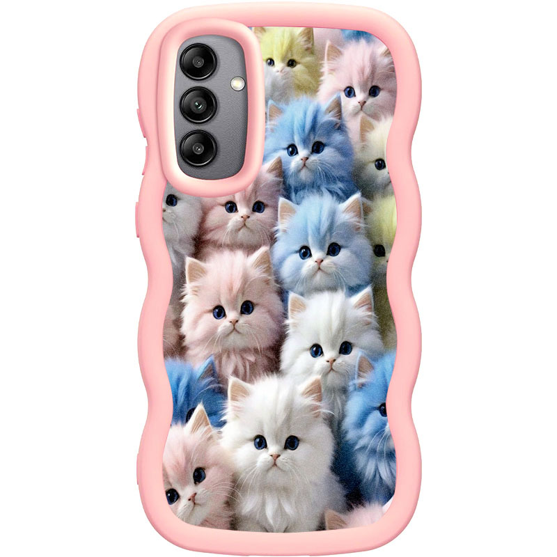Чохол TPU Cloudy Pictures для Samsung Galaxy A55 (Kittens)