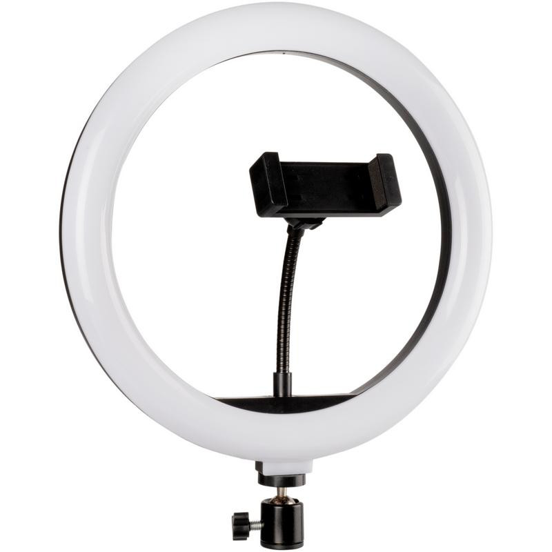 Кольцевая LED лампа QX-260 26 см (Черный)