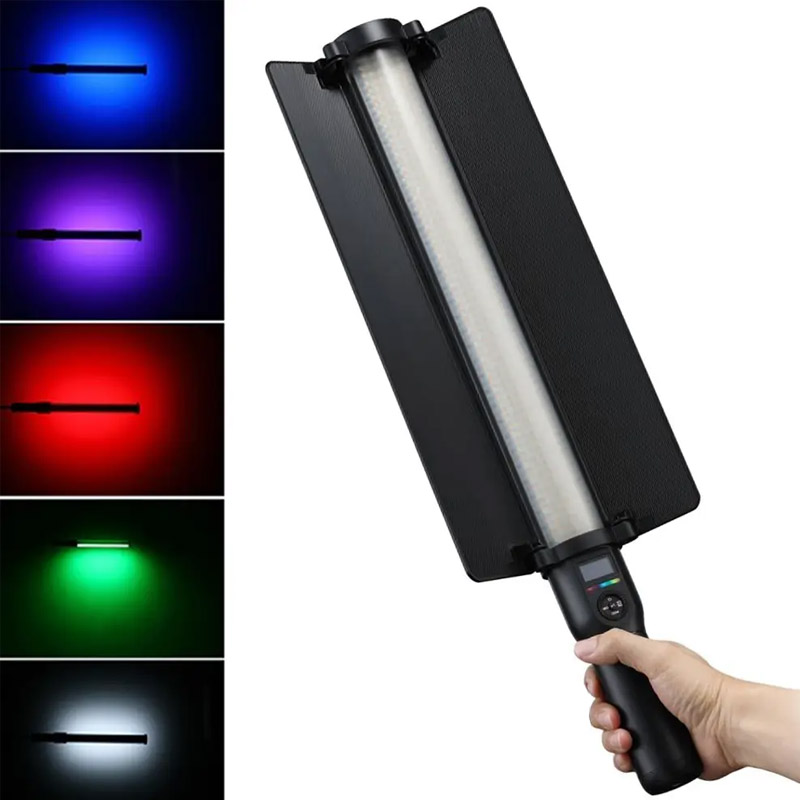 Cветодиодная LED лампа RGB stick light SL-60 with remote control + battery (Black)