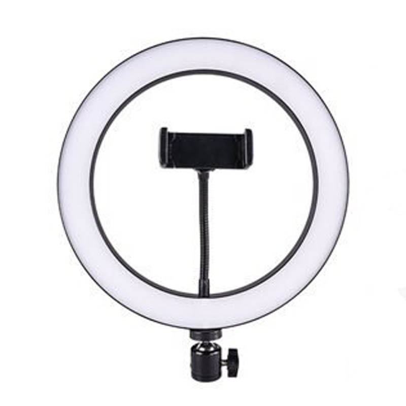 Кольцевая светодиодная LED лампа Flat Ring 14" + tripod 2.1m (Black)