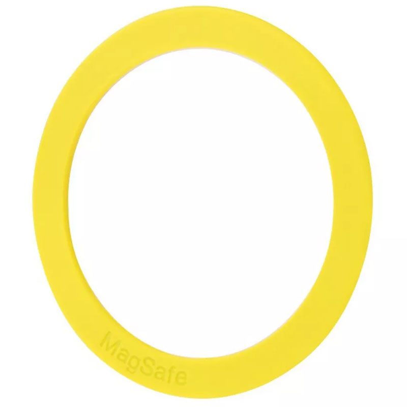 Кольцо Silicone для MagSafe (Yellow)