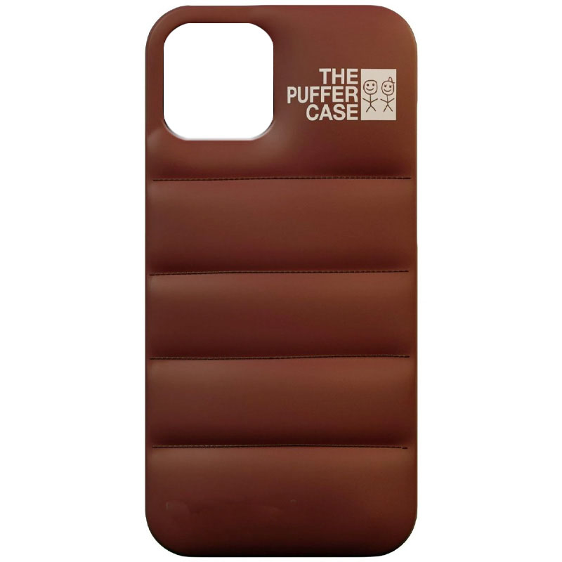 Чохол-пуховик Puffer case для Apple iPhone 11 Pro Max (6.5") (Коричневий)