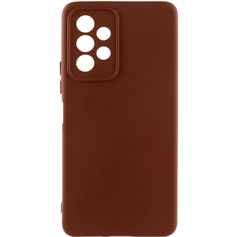 Чехол Silicone Cover Lakshmi Full Camera (AA) для Samsung Galaxy A13 4G (Коричневый / Brown)