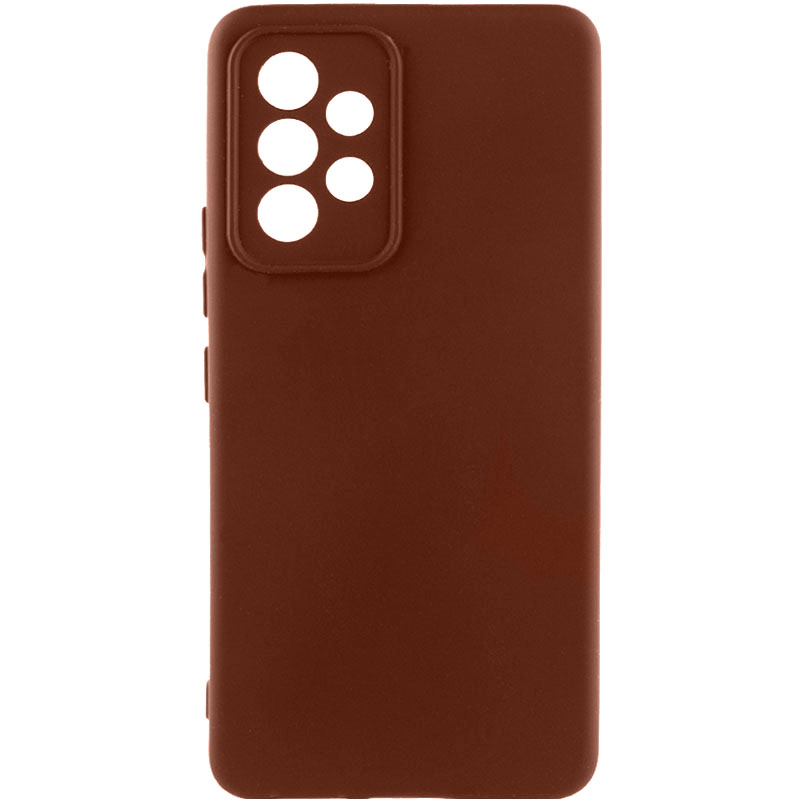 Чохол Silicone Cover Lakshmi Full Camera (AA) для Samsung Galaxy A52s (Коричневий / Brown)