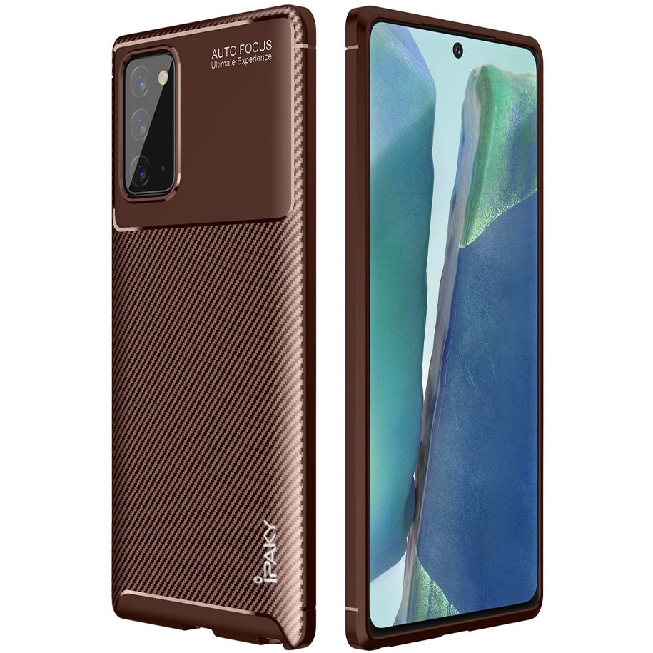 TPU чехол iPaky Kaisy Series для Samsung Galaxy Note 20 (Коричневый)