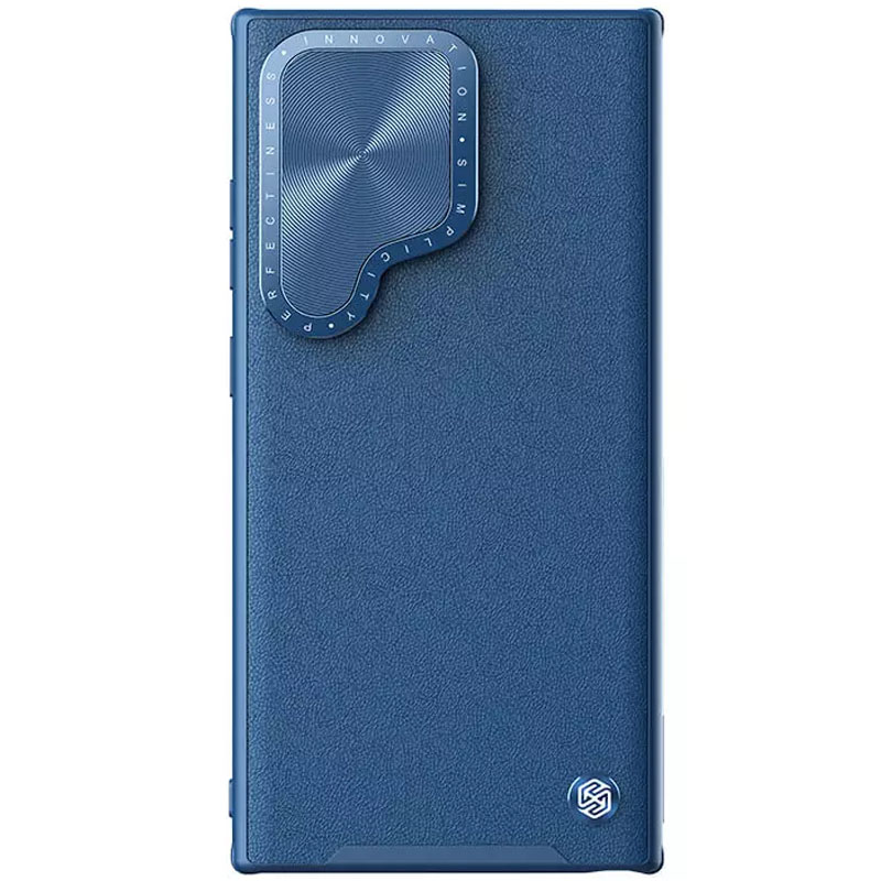 Шкіряна накладка Nillkin Camshield Leather Prop для Samsung Galaxy S24 Ultra (Blue)