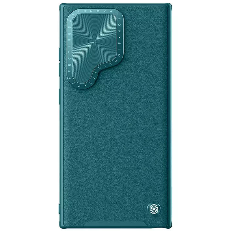 Шкіряна накладка Nillkin Camshield Leather Prop для Samsung Galaxy S24 Ultra (Green)