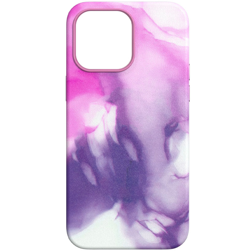 Кожаный чехол Figura Series Case with MagSafe для Apple iPhone 13 (6.1") (Purple)