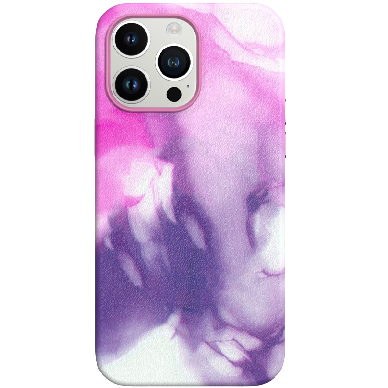 Шкіряний чохол Figura Series Case with MagSafe для Apple iPhone 13 Pro Max (6.7") (Purple)