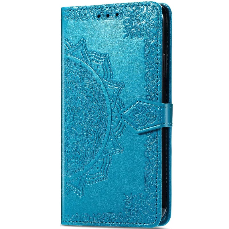 Шкіряний чохол (книжка) Art Case з візитницею для Oppo Reno11 F (Синій)