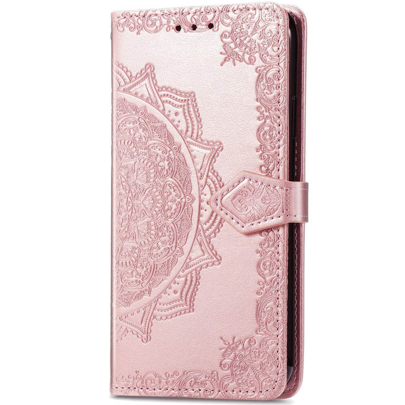 Кожаный чехол (книжка) Art Case с визитницей для Samsung Galaxy A02s (Розовый)