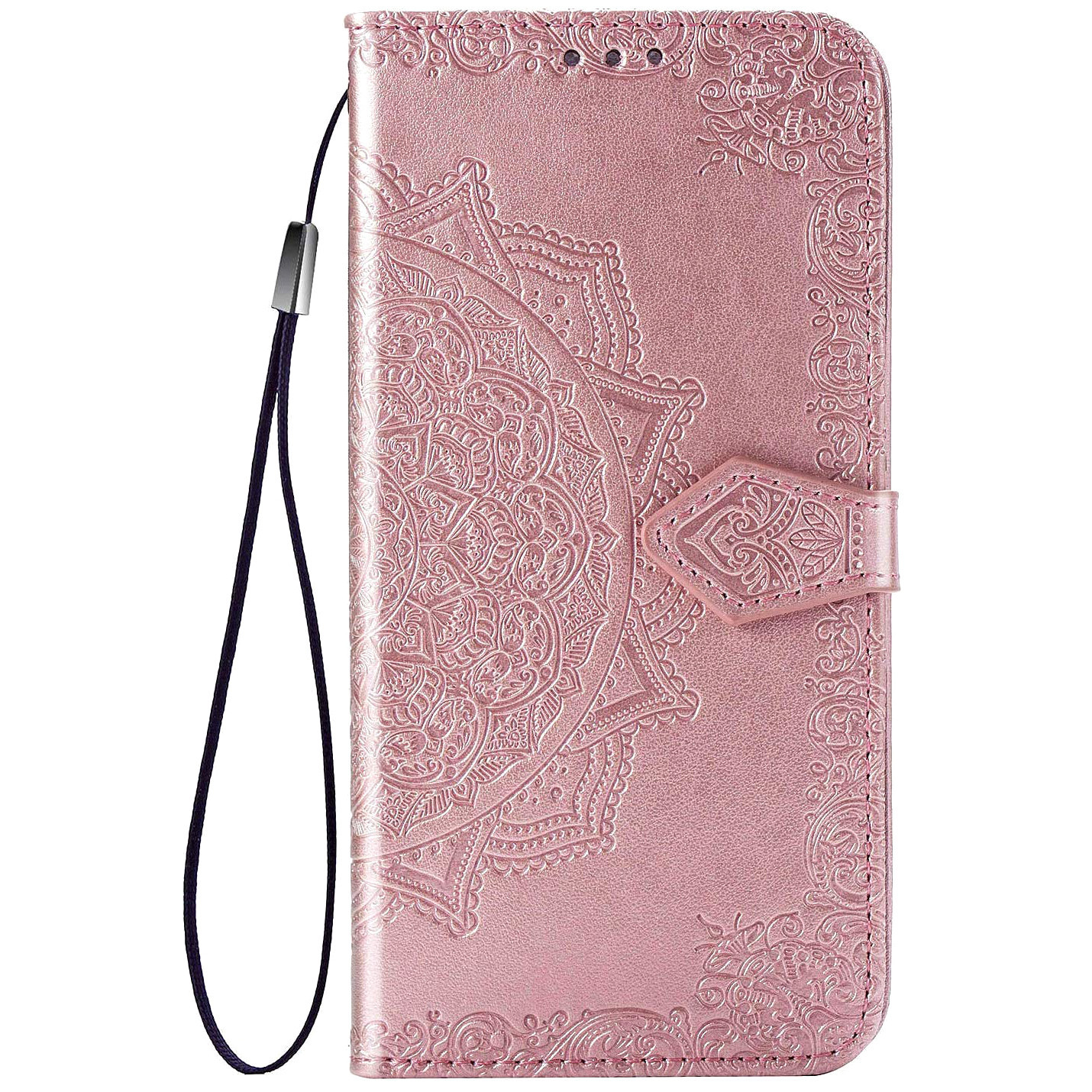 Кожаный чехол-книжка Art Case с визитницей для Samsung Galaxy M53 5G (Розовый)