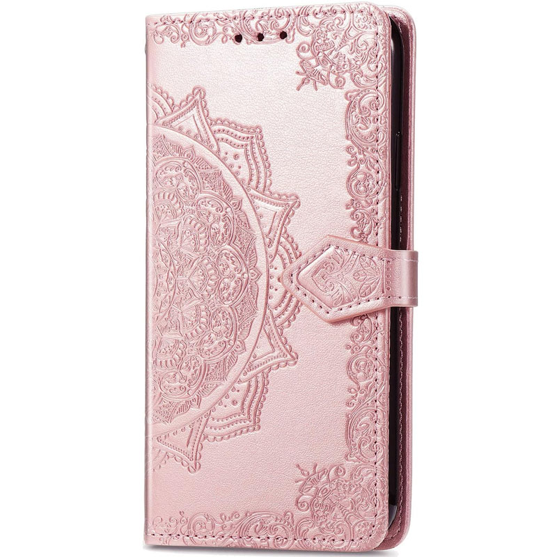 Кожаный чехол-книжка Art Case с визитницей для Xiaomi Redmi 13 4G / Poco M6 4G (Розовый)