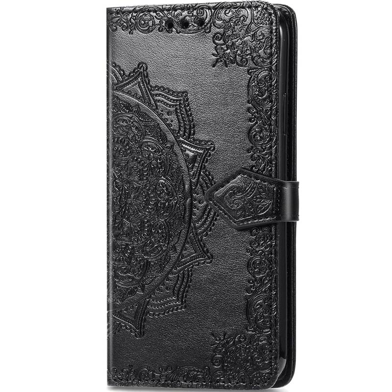 Кожаный чехол (книжка) Art Case с визитницей для Xiaomi Redmi Note 13 5G (Черный)