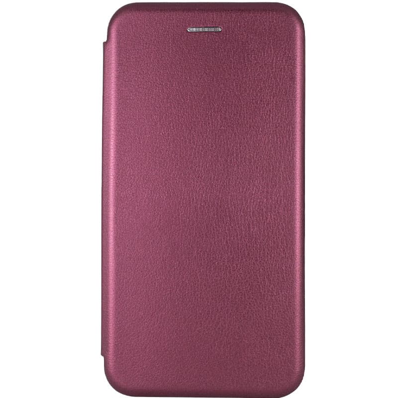 Кожаный чехол (книжка) Classy для Samsung Galaxy A03 (Бордовый)