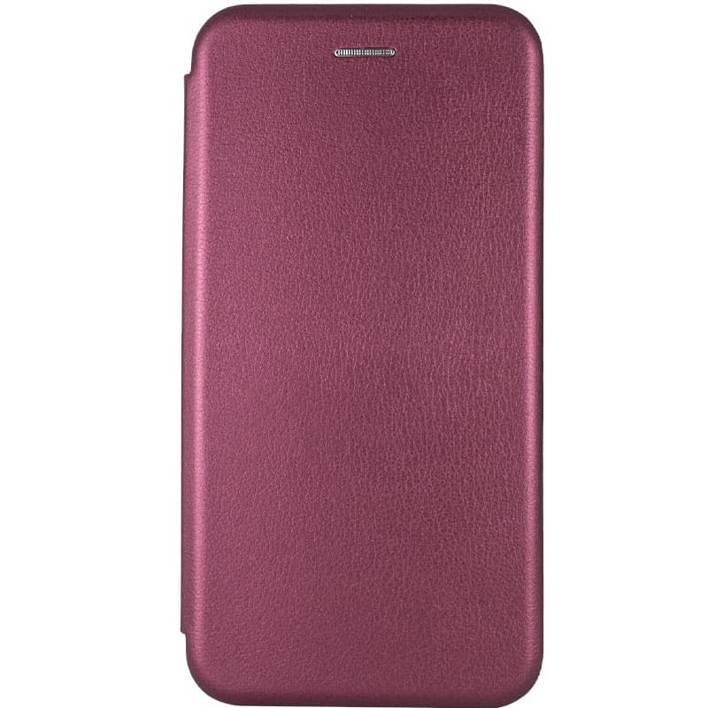 Кожаный чехол (книжка) Classy для Samsung Galaxy A05 (Бордовый)