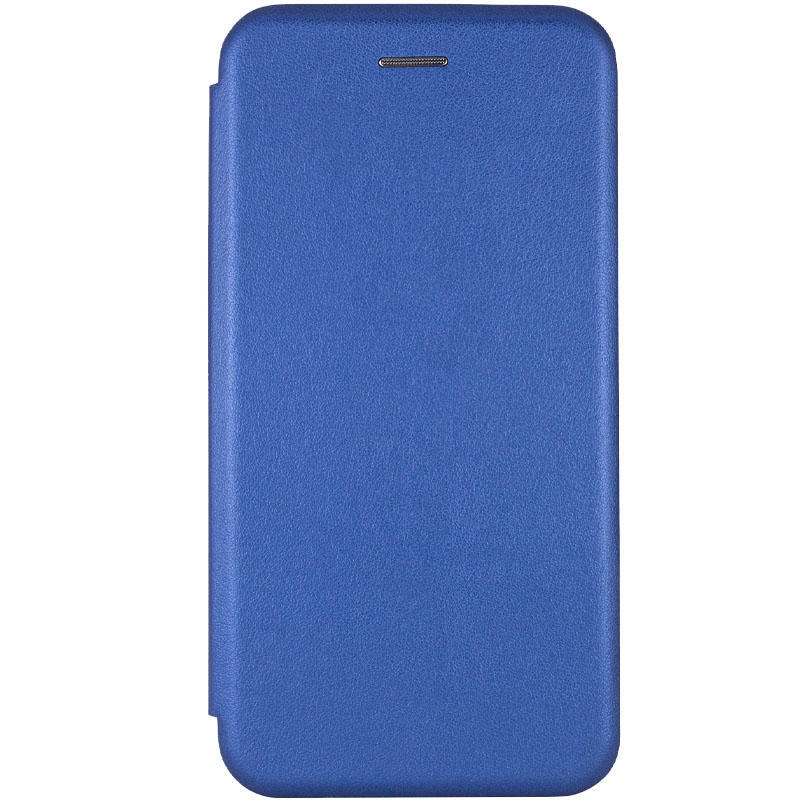 Кожаный чехол (книжка) Classy для Samsung Galaxy A12 (Синий)