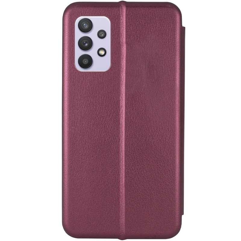 Кожаный чехол (книжка) Classy для Samsung Galaxy A53 5G Бордовый в магазине onecase.com.ua