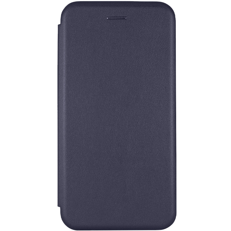 Кожаный чехол-книжка Classy для TECNO Pop 5 LTE (Темно-синий)