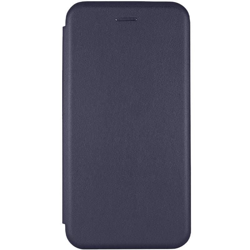 Кожаный чехол-книжка Classy для Xiaomi Redmi 13 4G / Poco M6 4G (Темно-синий)