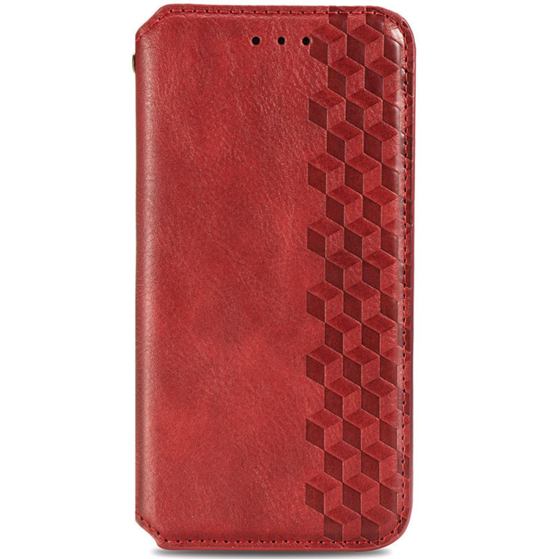 Кожаный чехол книжка GETMAN Cubic (PU) для OnePlus 9RT 5G (Красный)