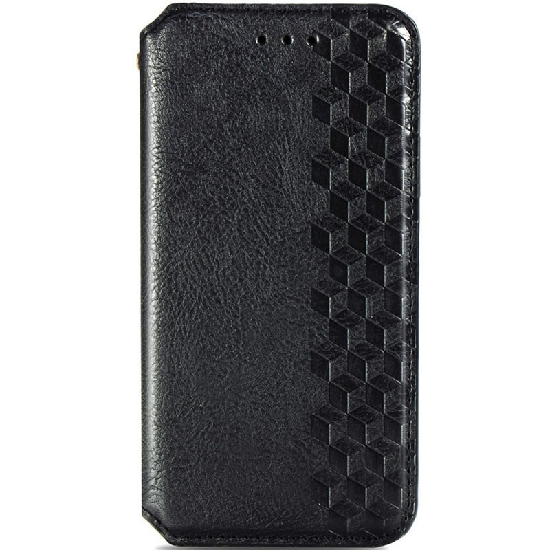 Шкіряний чохол-книжка GETMAN Cubic (PU) для Xiaomi Redmi Note 10 5G (Чорний)