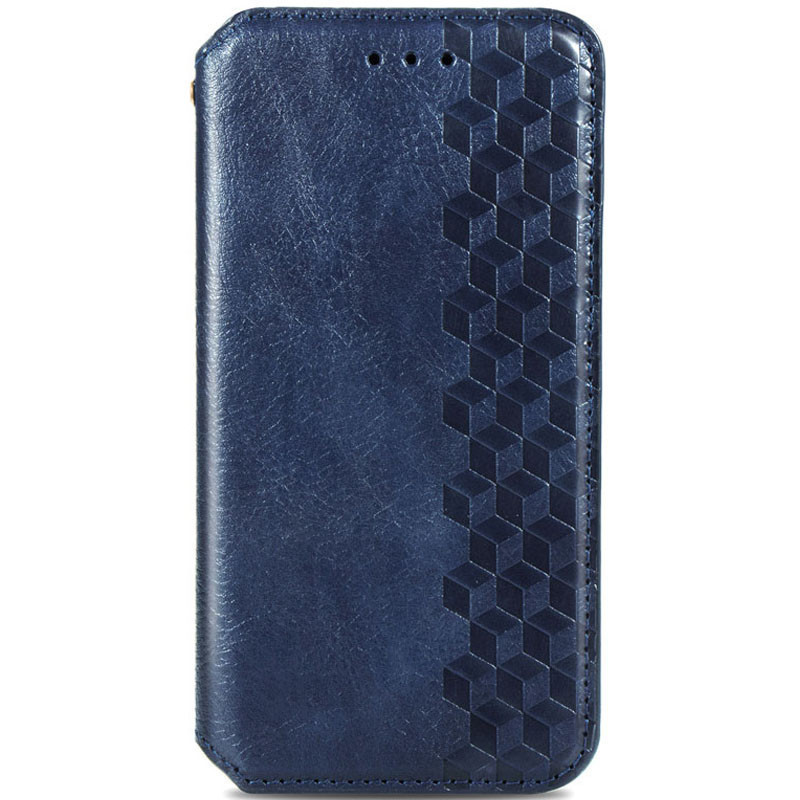 Кожаный чехол-книжка GETMAN Cubic (PU) для ZTE Blade A7s (2020) (Синий)