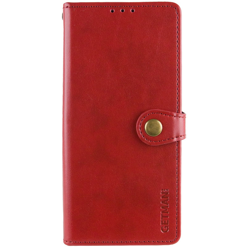 Кожаный чехол книжка GETMAN Gallant (PU) для Realme 11 4G (Красный)
