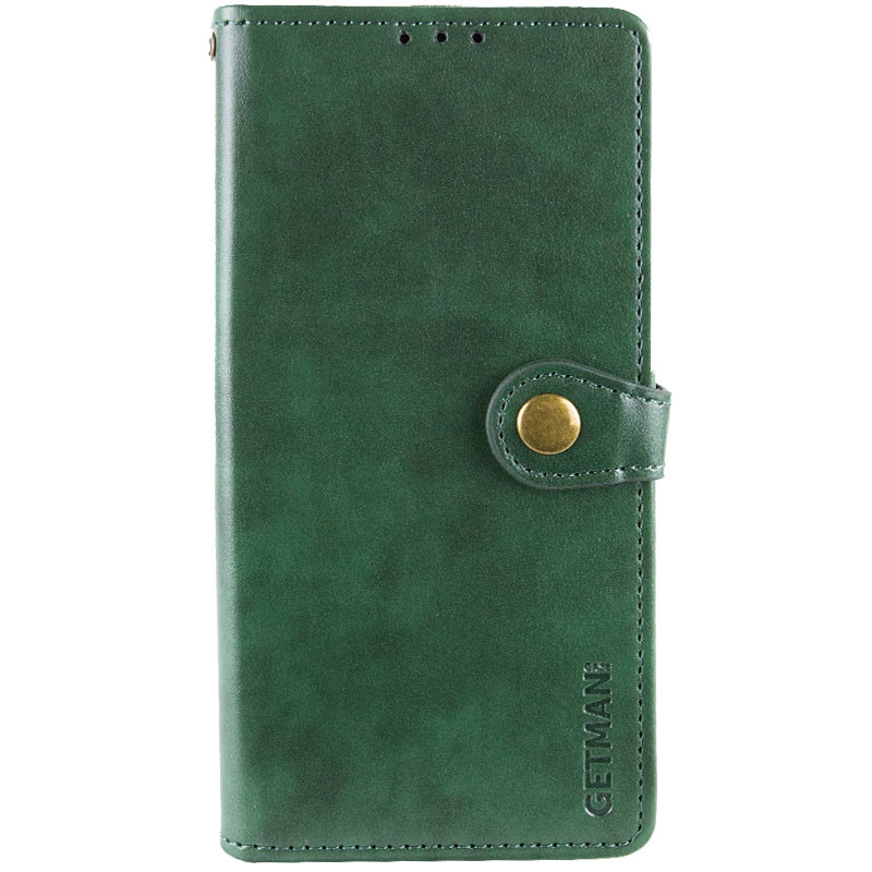 Кожаный чехол книжка GETMAN Gallant (PU) для Xiaomi 14 (Зеленый)
