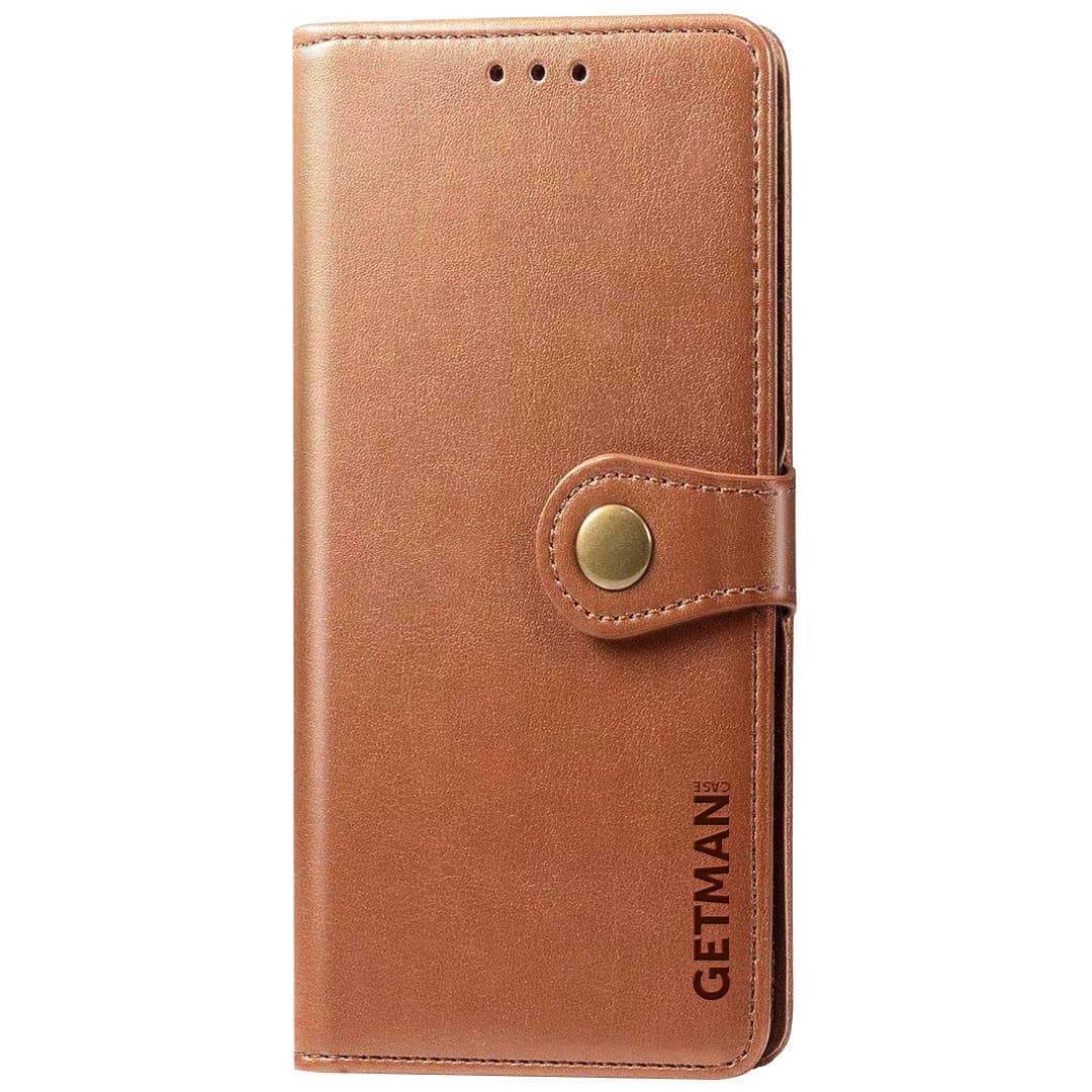 Кожаный чехол-книжка GETMAN Gallant (PU) для Xiaomi Redmi 5 Plus / Redmi Note 5 (Single Camera) (Коричневый)