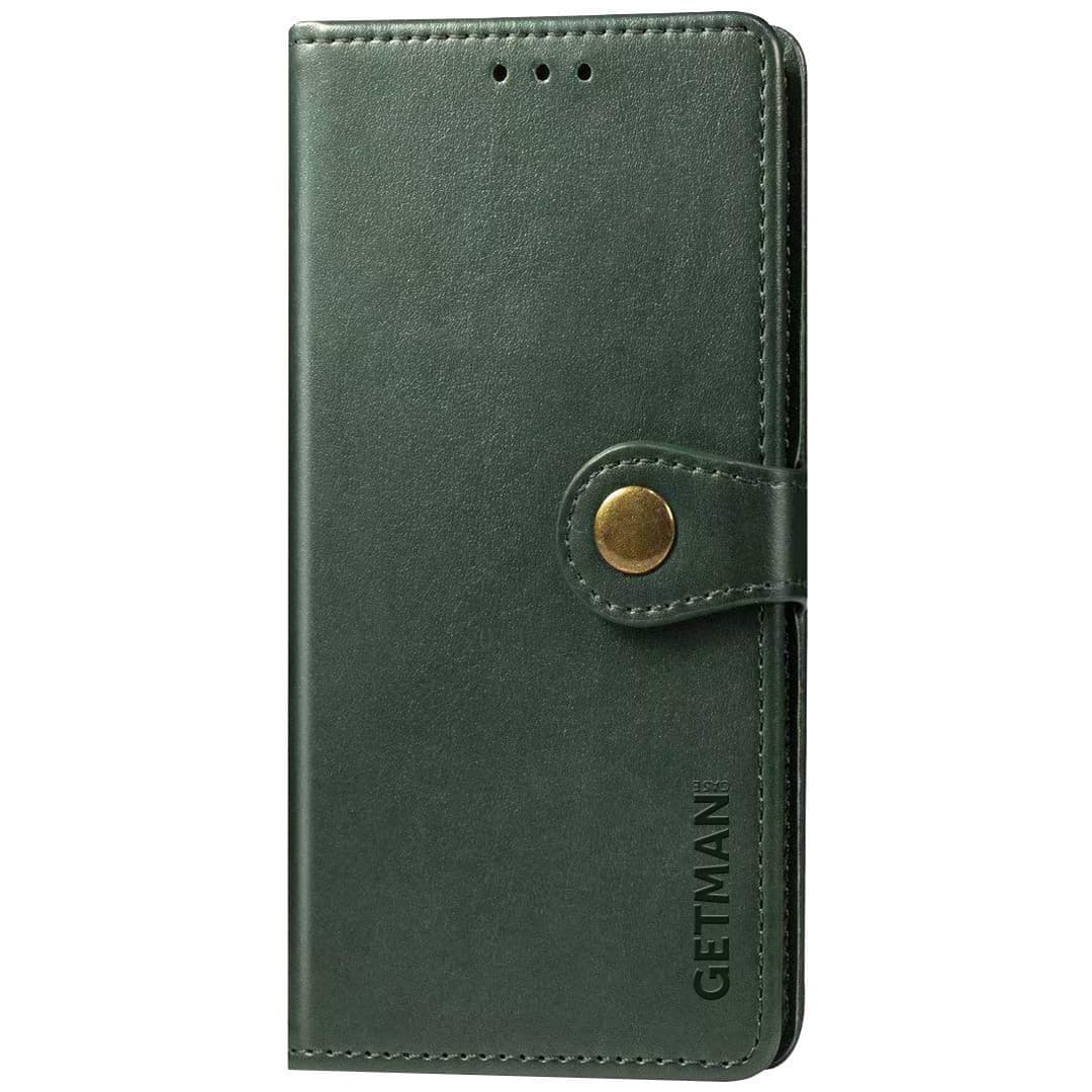 Кожаный чехол-книжка GETMAN Gallant (PU) для Xiaomi Redmi 5 Plus / Redmi Note 5 (Single Camera) (Зеленый)