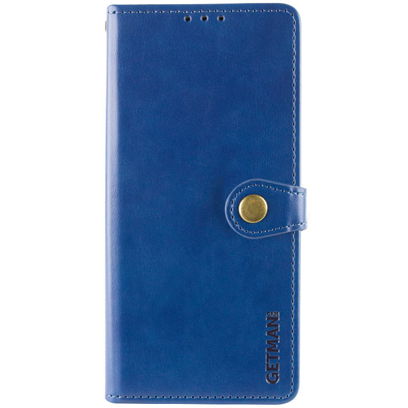 Кожаный чехол-книжка GETMAN Gallant (PU) для Xiaomi Redmi Note 14 Pro 5G / 14 Pro+ (Синий)