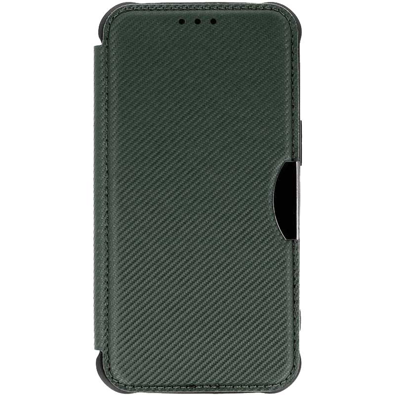 Кожаный чехол-книжка GETMAN Razor (PU) для Xiaomi Redmi 13 4G / Poco M6 4G (Green)