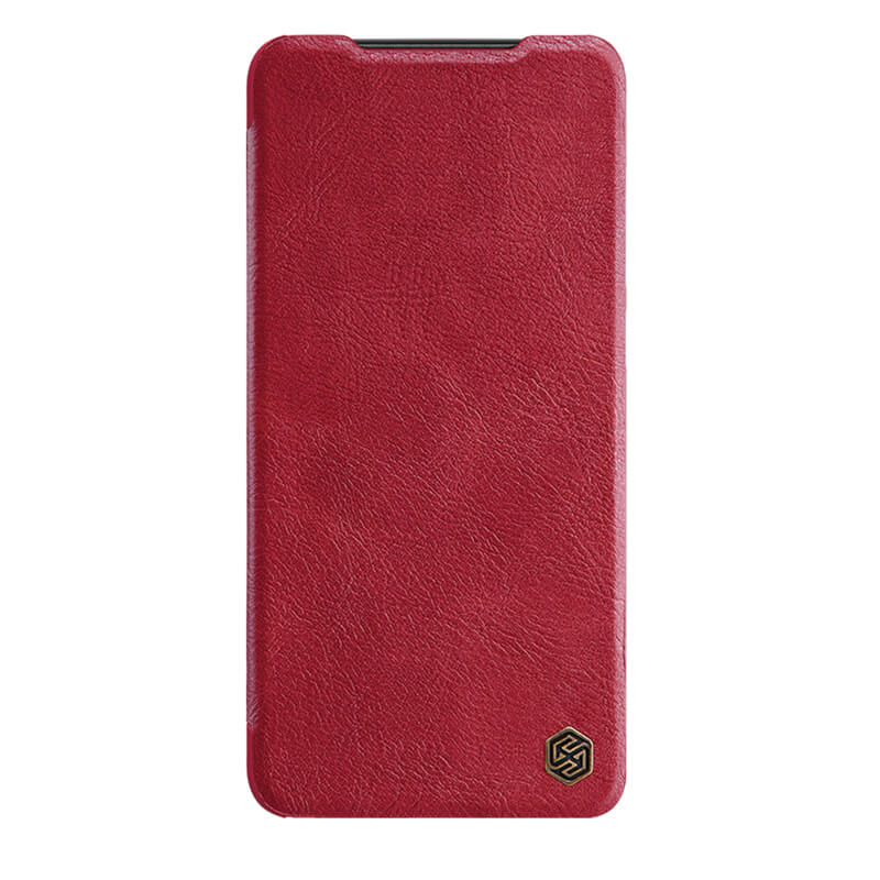 Кожаный чехол (книжка) Nillkin Qin Pro Camshield для Samsung Galaxy A73 5G (Красный)