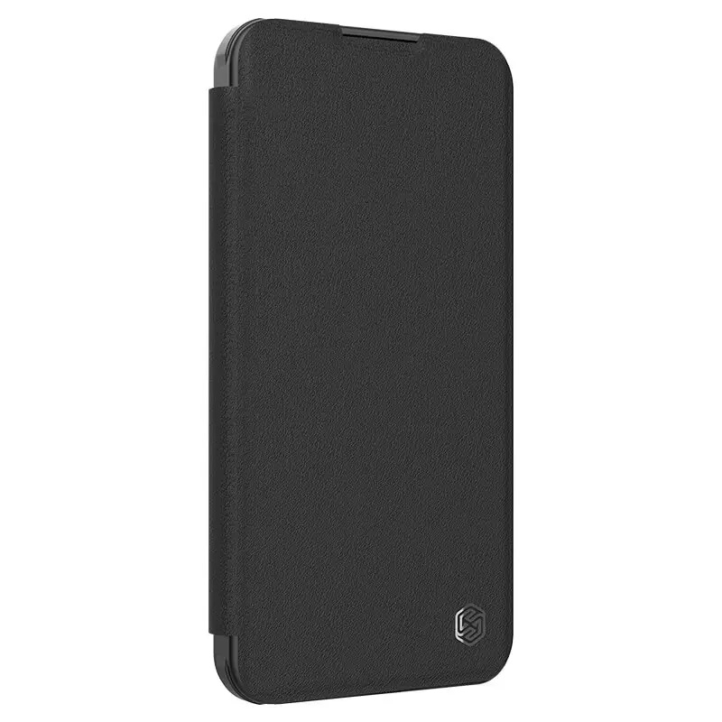 Кожаный чехол (книжка) Nillkin Qin Prop для Samsung Galaxy S24+ (Black)