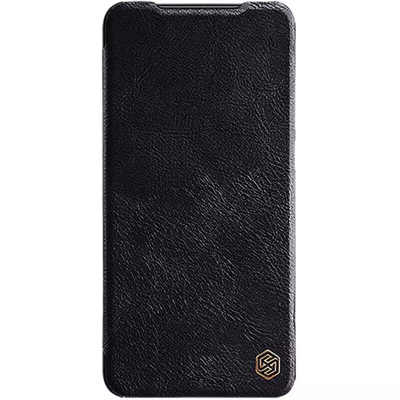 Кожаный чехол (книжка) Nillkin Qin Series для Xiaomi Redmi Note 11 (Global) (Черный)