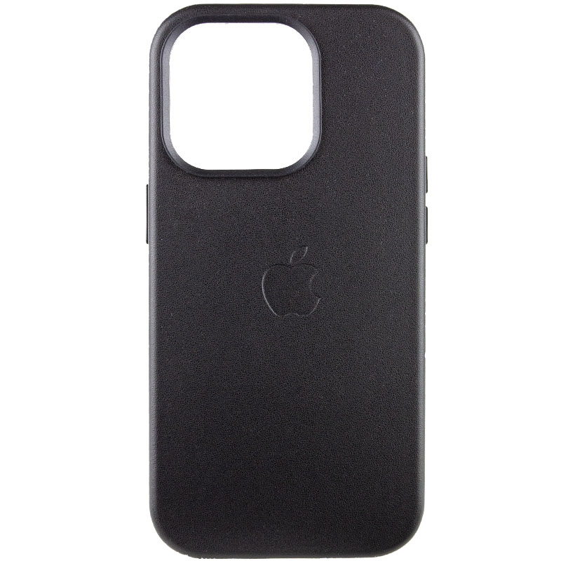 Шкіряний чохол Leather Case (AA Plus) with MagSafe для Apple iPhone 13 Pro Max (6.7") (Black)