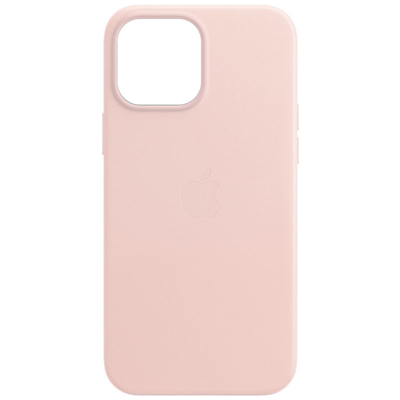 Кожаный чехол Leather Case (AA) with MagSafe для Apple iPhone 13 Pro Max (6.7") (Sand Pink)