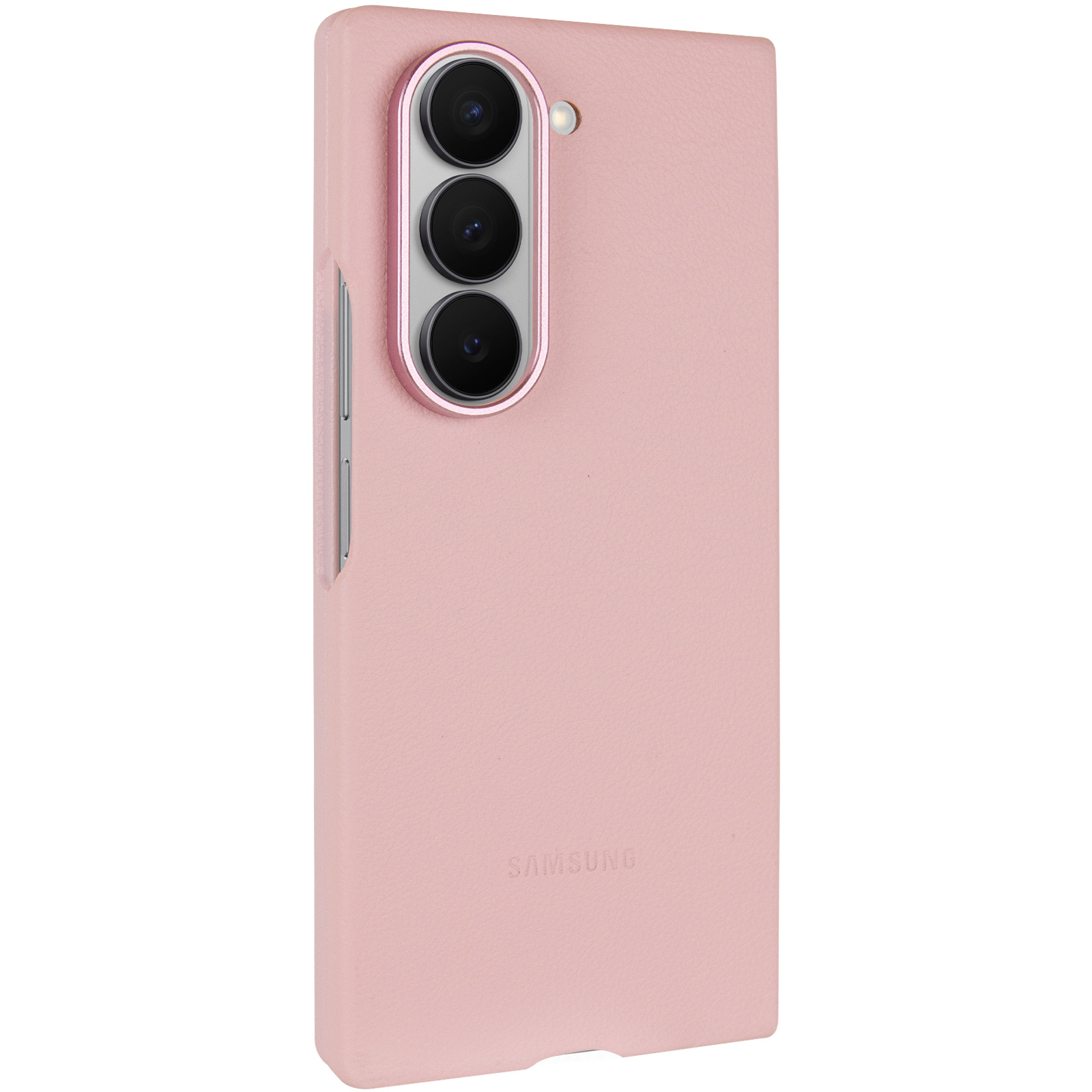 Шкіряний чохол Leather Case (AAA) для Samsung Galaxy Z Fold6 (Pink)