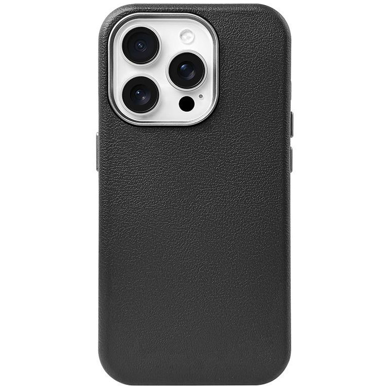 Шкіряний чохол Leather Case Metal Buttons для Samsung Galaxy A15 4G/5G (Black)