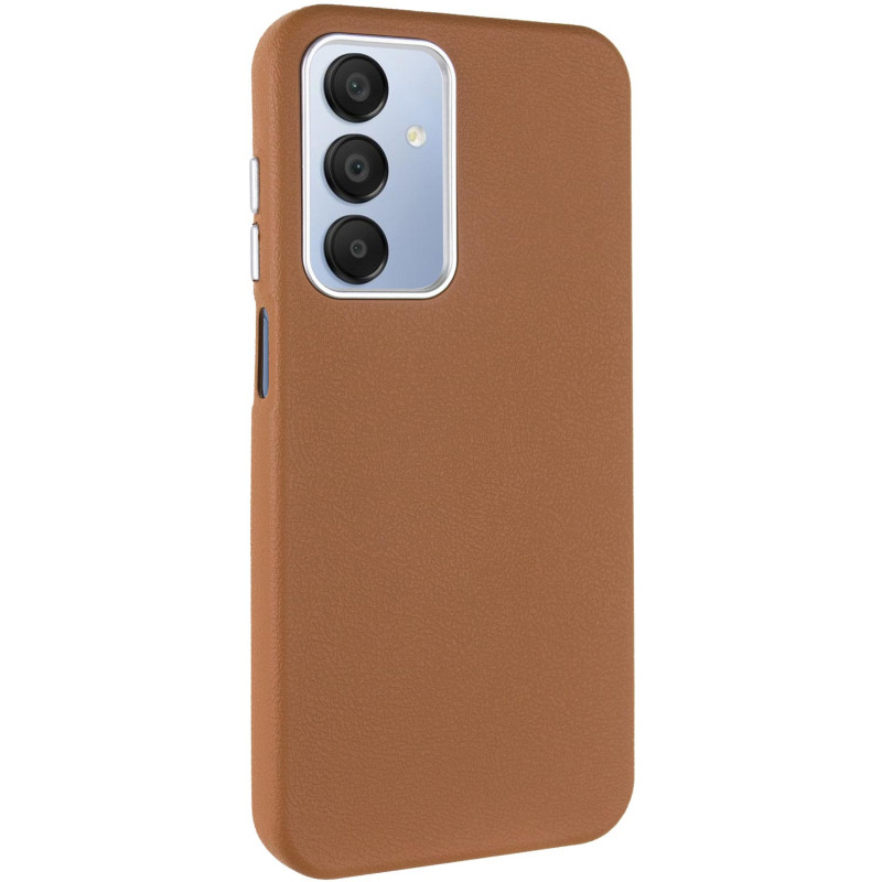 Кожаный чехол Leather Case Metal Buttons для Xiaomi Redmi Note 13 4G (Brown)